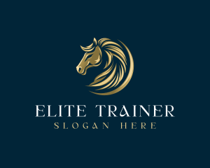 Luxury Equestrian Horse logo design