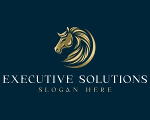 Luxury Equestrian Horse logo design