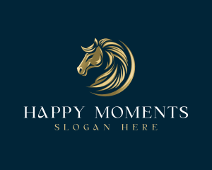 Luxury Equestrian Horse logo design