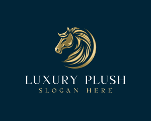 Luxury Equestrian Horse logo design