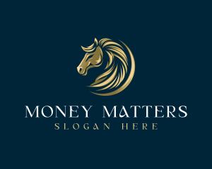 Luxury Equestrian Horse logo design