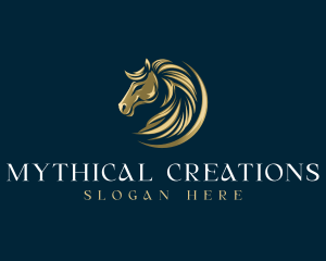 Luxury Equestrian Horse logo design