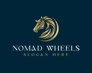 Luxury Equestrian Horse logo design