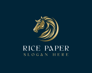 Luxury Equestrian Horse logo design