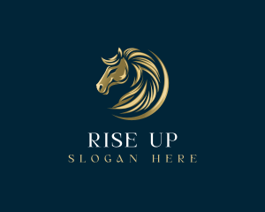 Luxury Equestrian Horse logo design