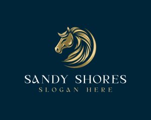 Luxury Equestrian Horse logo design