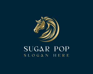 Luxury Equestrian Horse logo design