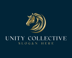 Luxury Equestrian Horse logo design