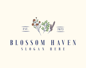 Herbal Flower Garden logo design