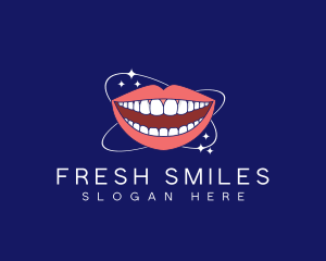 Dental Floss Smile logo