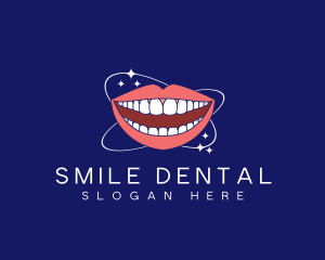 Dental Floss Smile logo design