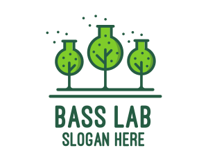 Green Lab Forest logo design