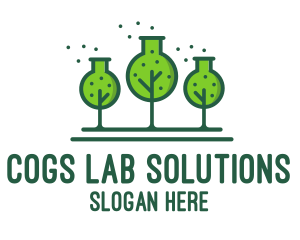 Green Lab Forest logo design