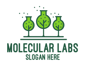 Green Lab Forest logo design