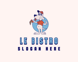 Pizza Dog Bistro logo design