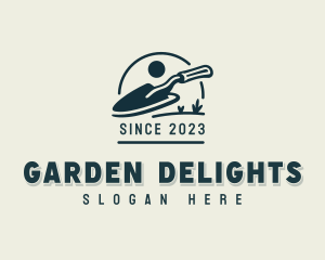 Gardener Tools Trowel logo design