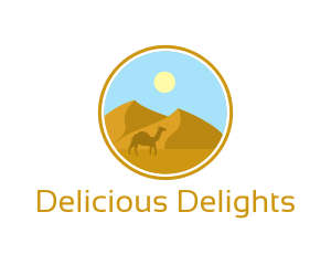 Camel Desert Badge Logo