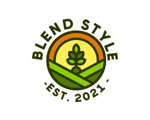 Sprout Gardening Badge logo design