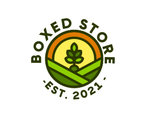 Sprout Gardening Badge logo design