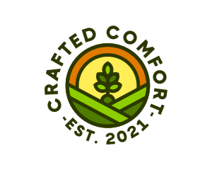 Sprout Gardening Badge logo design