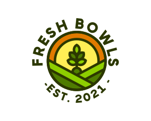 Sprout Gardening Badge logo design