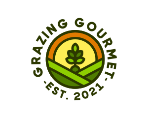 Sprout Gardening Badge logo design