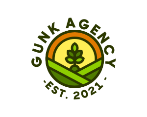 Sprout Gardening Badge logo design