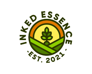 Sprout Gardening Badge logo design