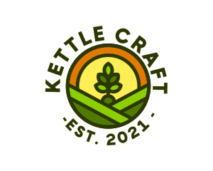 Sprout Gardening Badge logo design