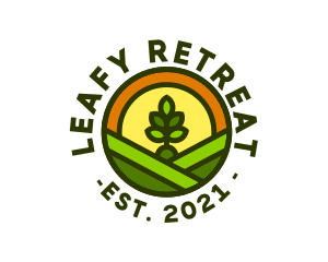 Sprout Gardening Badge logo design