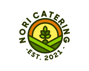 Sprout Gardening Badge logo design