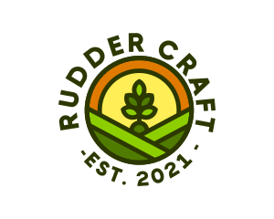 Sprout Gardening Badge logo design