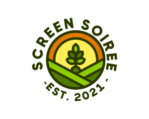 Sprout Gardening Badge logo design