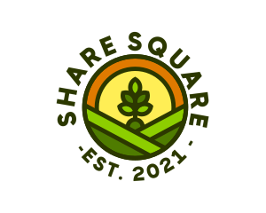 Sprout Gardening Badge logo design