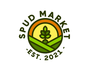 Sprout Gardening Badge logo design