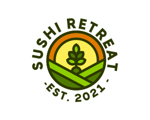 Sprout Gardening Badge logo design