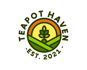 Sprout Gardening Badge logo design