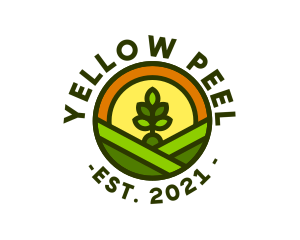 Sprout Gardening Badge logo design