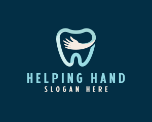 Dental Orthodontist Hand Logo