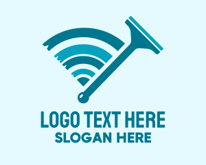 Squeegee Wiper Signal  logo