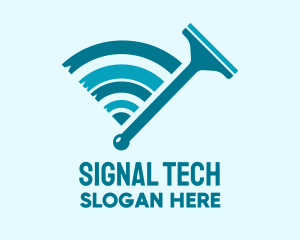 Squeegee Wiper Signal  logo