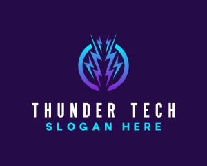 Lightning Thunder Bolt logo