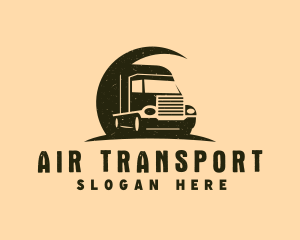 Forwarding Truck Vehicle logo design