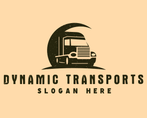 Forwarding Truck Vehicle logo design