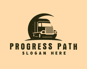 Forwarding Truck Vehicle logo design