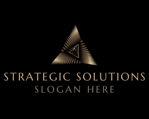 Consulting Deluxe Pyramid logo design