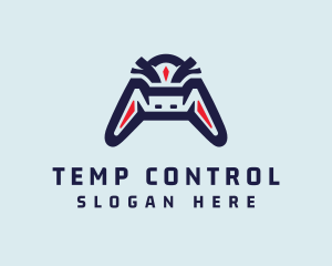 Abstract Game Controller  logo design