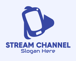 Mobile Streaming Application logo design