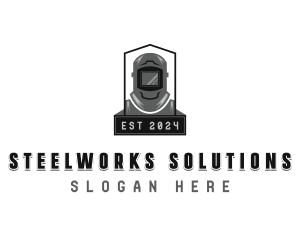 Welder Fabrication Metalworks logo design