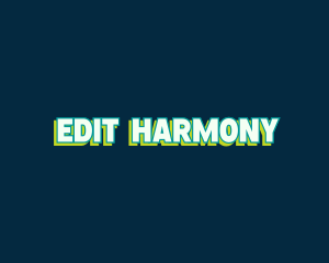 Modern Pop Art Neon logo